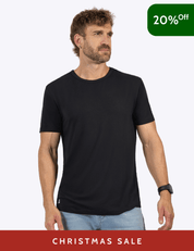 Trail-Comfort Bamboo T-shirt Black