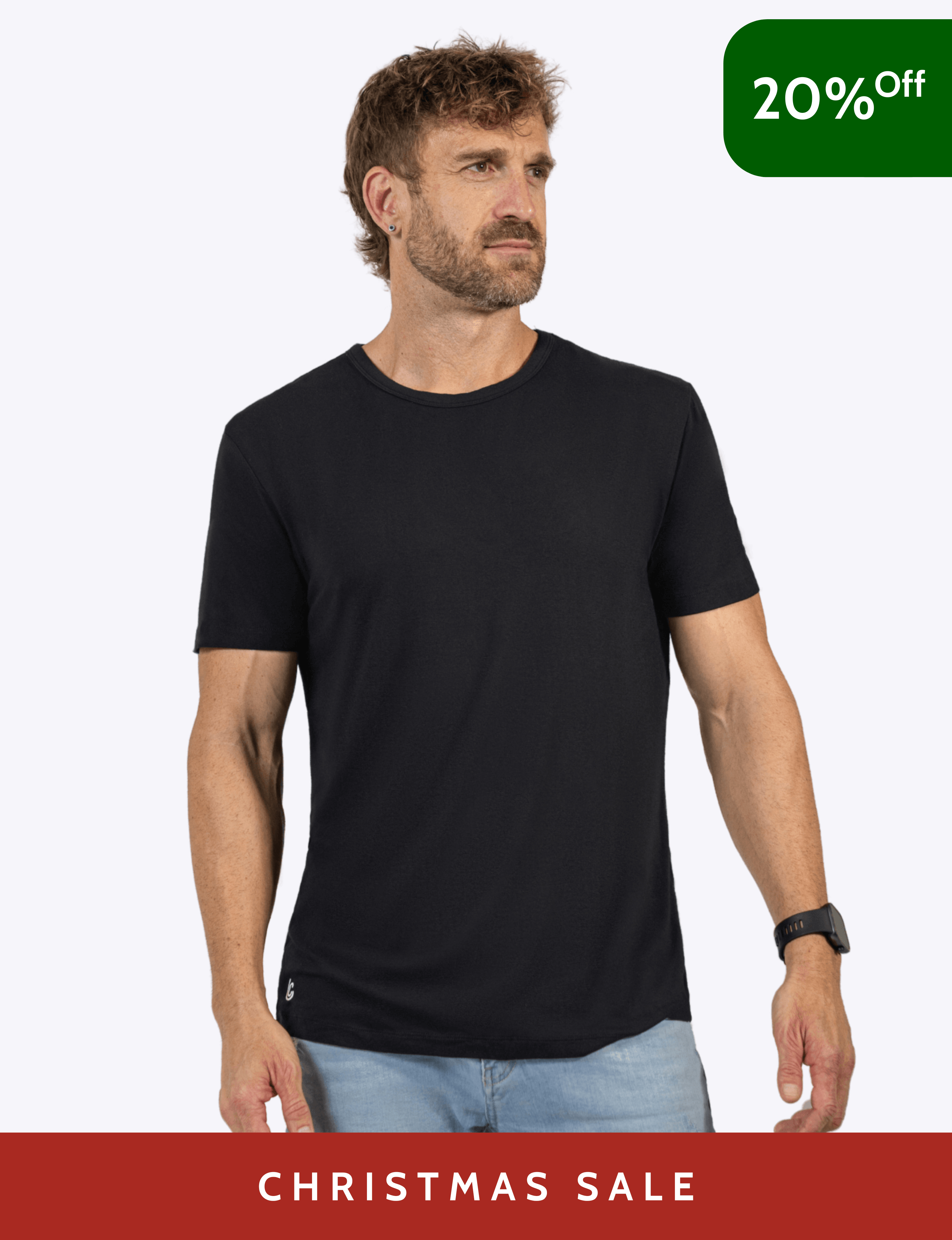 Trail-Comfort Bamboo T-shirt Black