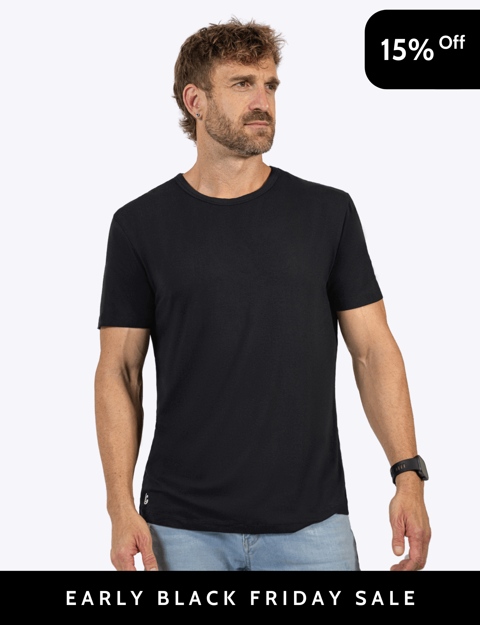 Trail-Comfort Bamboo T-shirt Black