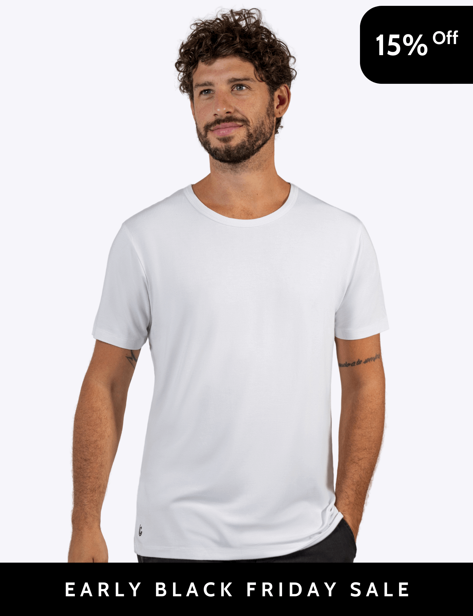 Trail-Comfort Bamboo T-shirt White