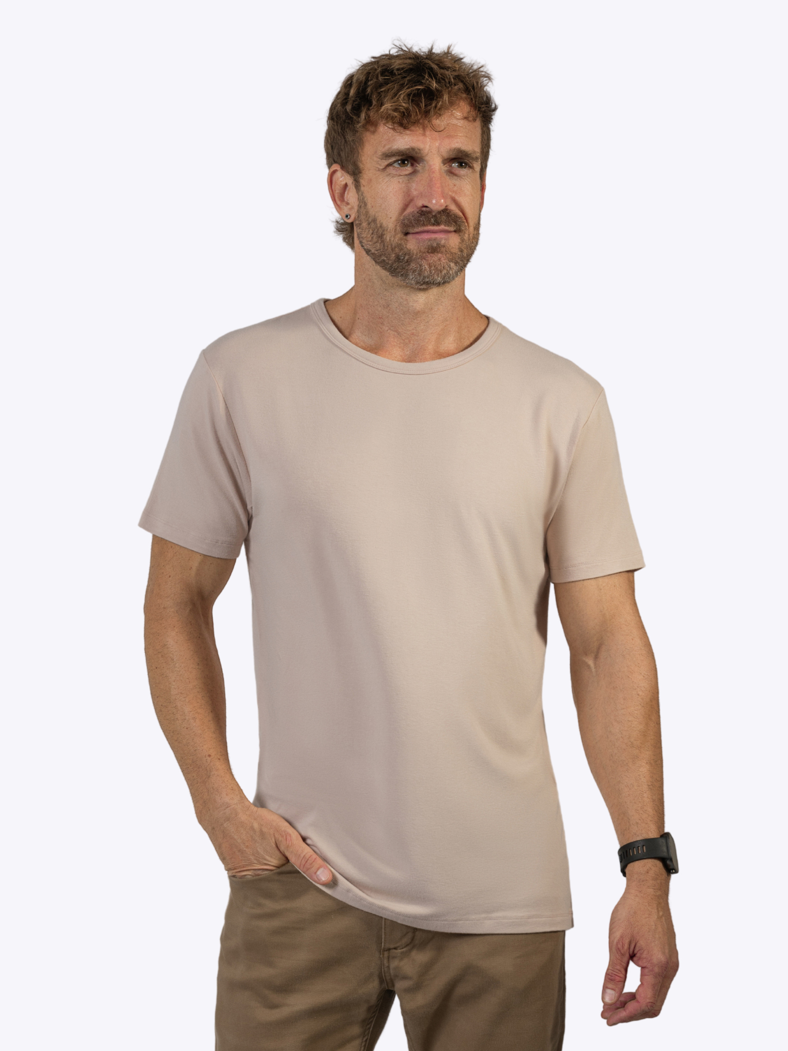 TrailComfort Bamboo T-shirt Beige